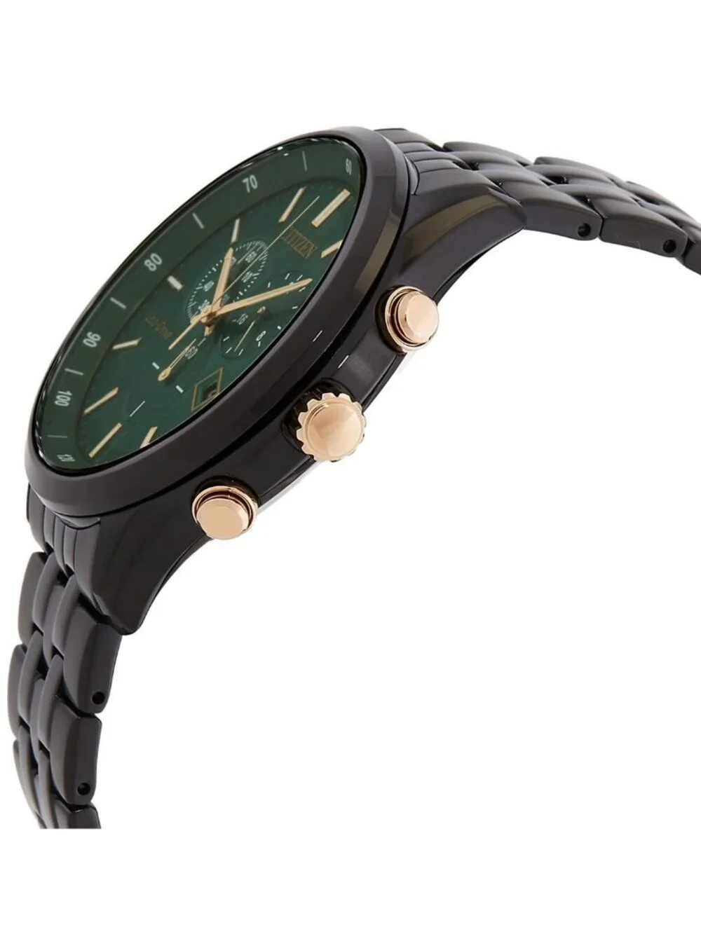 NWT Citizen Chronograph GMT Green Dial Men's Watch